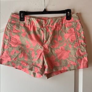 JCP Shorts size 8 pink flowers